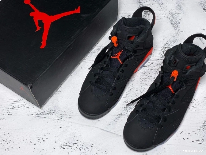 MaikeSneakers OG Air Black 6 384664-060 Jordan Infrared Retro 0811